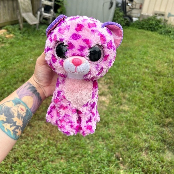 TY Beanie Boo Purple Leopard - Picture 7 of 8